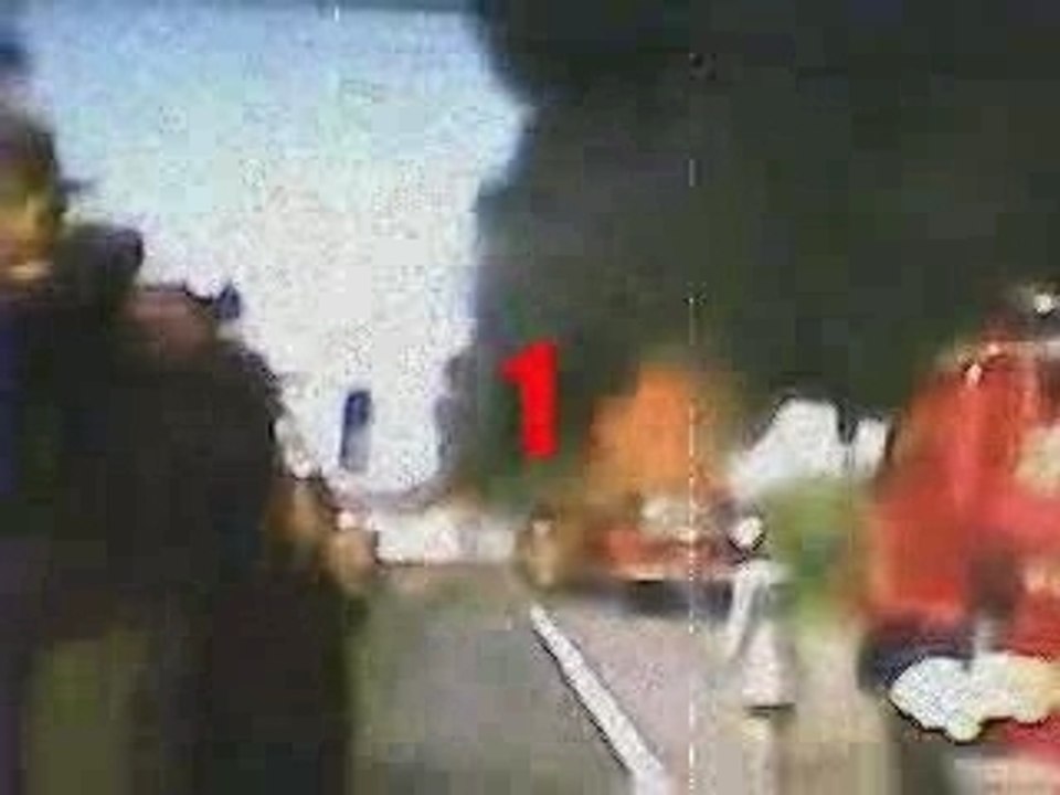 Pompier explosion camion