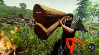 The Forest Multiplayer - BASE BUILD BEGINS! E3 ( Gameplay )