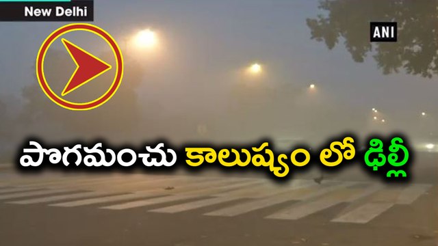 Delhi Enveloped In Blanket Of Smog Pollution, VIDEO