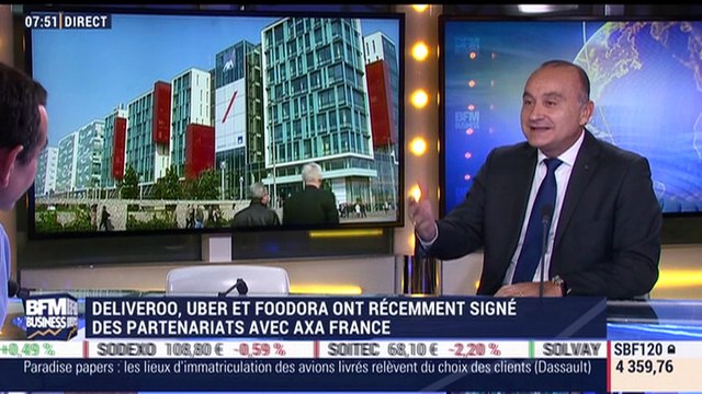 Au-delà d'accompagner ses clients, AXA France favorise le business des plateformes collaboratives , Jacques de Peretti - 08/11