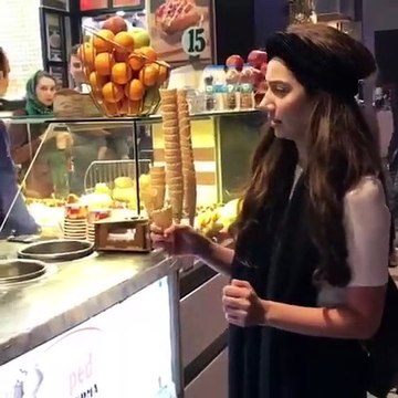 Mahira khan ice cream