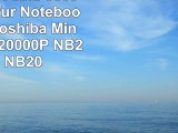 vhbw LiIon Akku 6600mAh 108V für Notebook Laptop Toshiba Mini NB200 NB20000P
