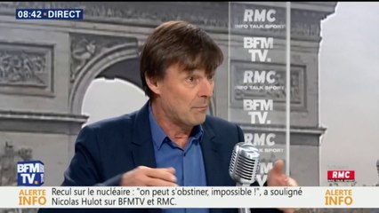 "Dans un an, nous aurons une visibilité très claire du nombre de réacteurs que nous aurons à fermer", dit Hulot