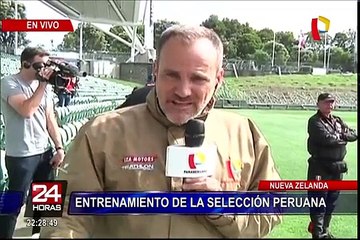 Nueva Zelanda: Selección Peruana realizó su primer entrenamiento en estadio de Auckland