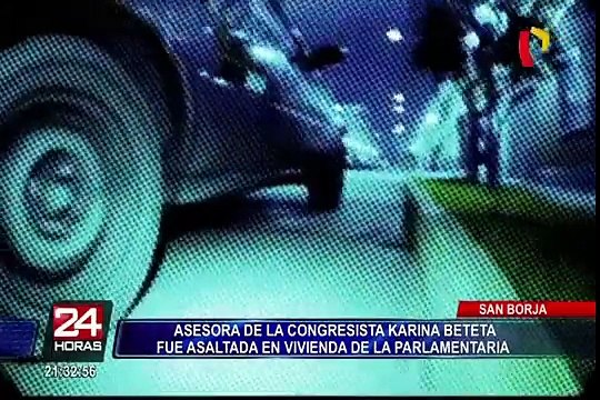 Congresista Karina Beteta y su asesora sufrieron asalto