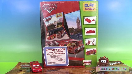 Disney Cars Clay Buddies Pâte à modeler  Martin Flash McQueen Play Doh