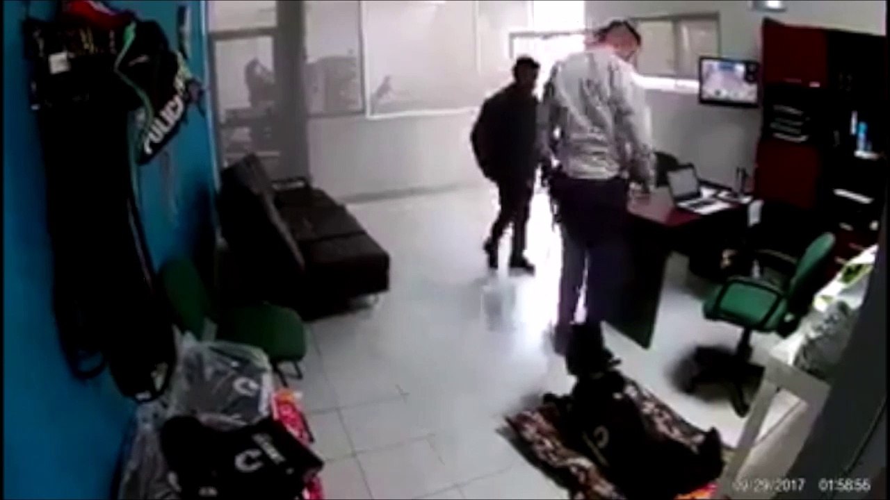 Ce chien est plus efficace qu'un vigile... Regardez un peu!