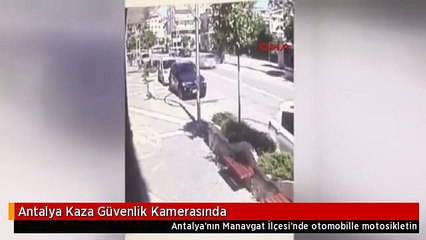 Antalya Kaza Güvenlik Kamerasında