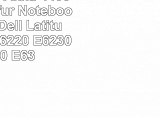 vhbw LiIon Akku 4400mAh 111V für Notebook Laptop Dell Latitude E6120 E6220 E6230 E6320