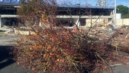 L'ancien Leclerc de Lunesse est en cours de démolition. Visite dans le chantier