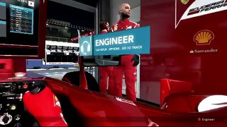 F1 new Gameplay - Tyre Wear Test