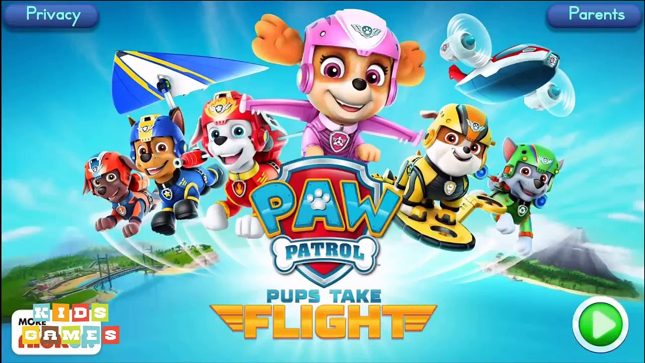 Nickelodeon Games to play online 2017 ♫Paw Patrol Pups Take Flight Part 1♫ Kids Games