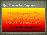 Quickbooks Technical Support Phone Number +1-800-470-9685