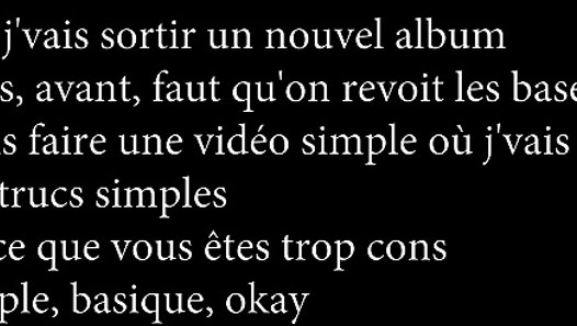 orelsan basique paroles (lyrics) - video dailymotion