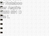 vhbw LiIon Akku 6600mAh 111V für Notebook Laptop Acer Aspire One D150 D250 531 D 150