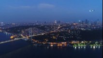 İstanbul’da Gün Doğumu Havadan Görüntülendi