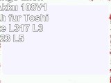 Hochleistungs LiIon Qualitäts Akku 108V111 8800mAh für Toshiba Satellite L317 L322 L323