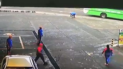 Automovilista embistió a playero en Salto del Guairá