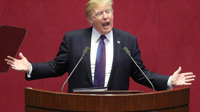 Donald Trump quer paz através da força