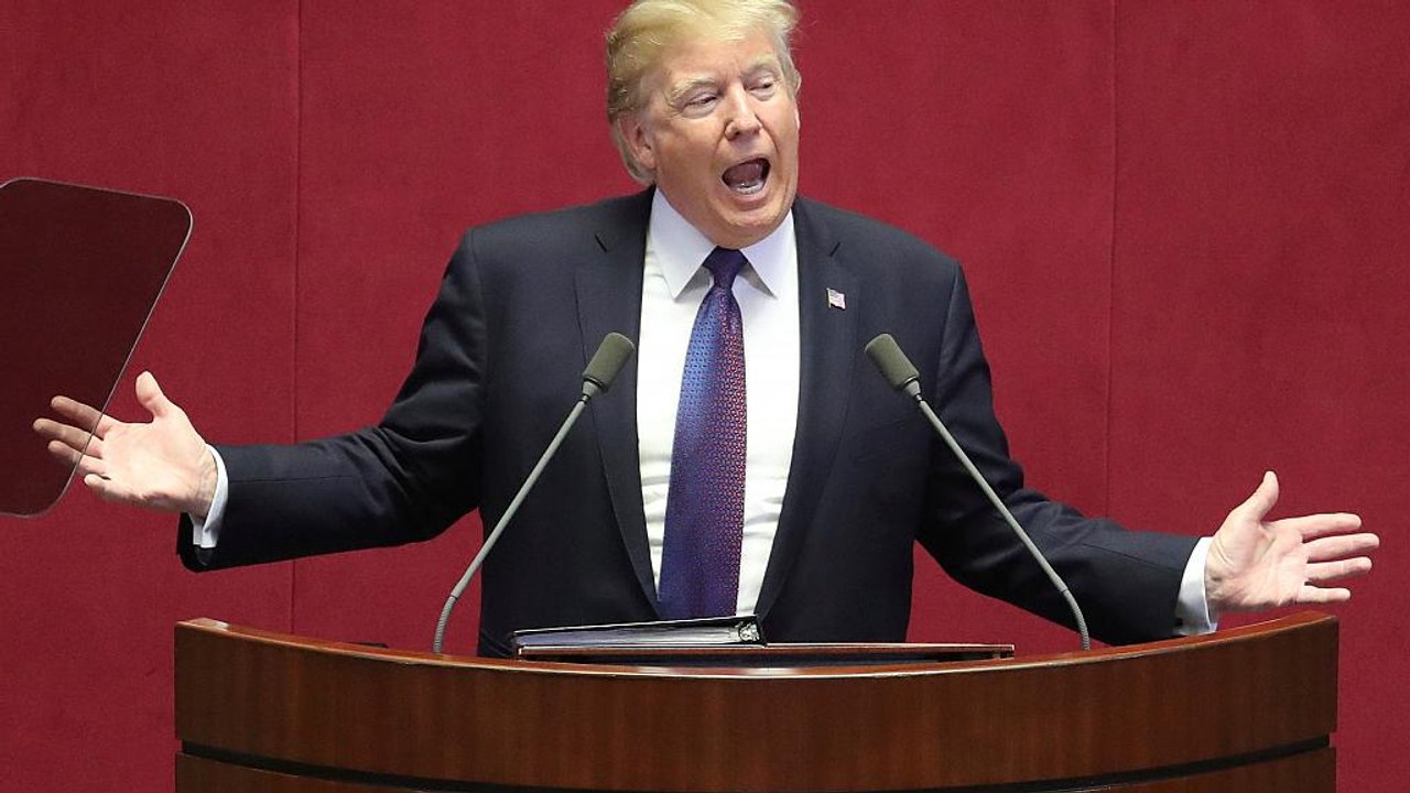 Trump à Séoul : "je veux la paix grâce à la force"...