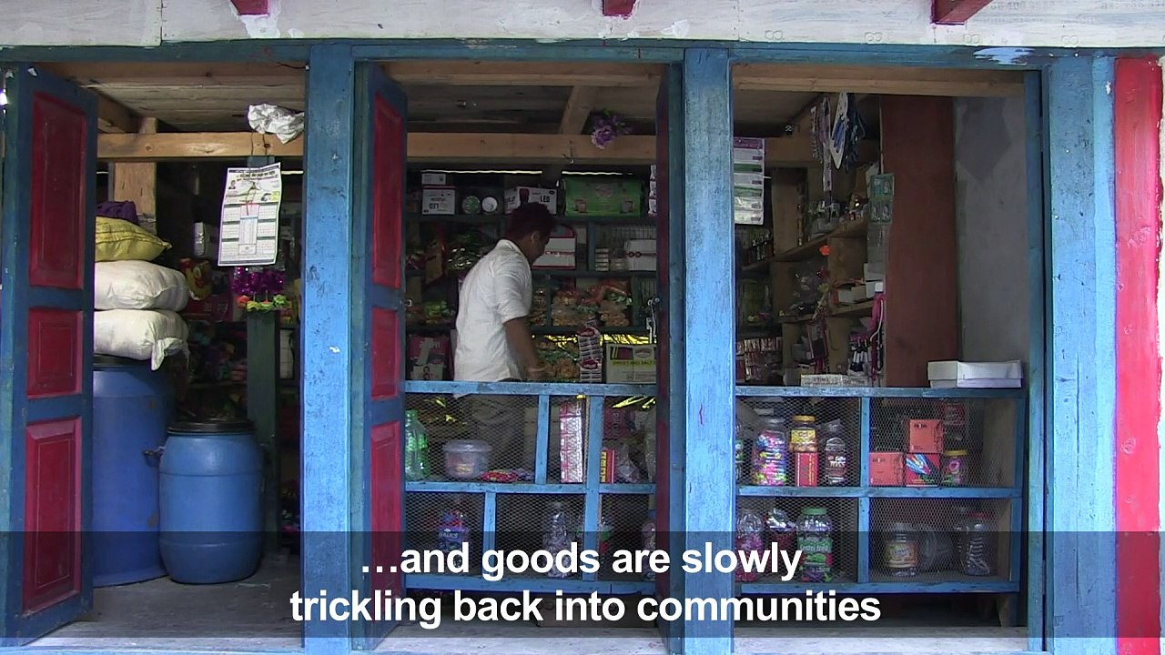 Lifeline trails restored to Nepal's quake-hit villages