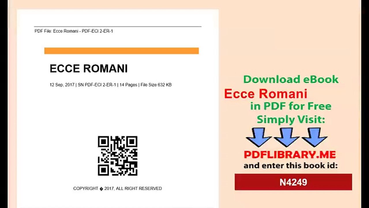 [PDF] Ecce Romani [D0WNL04D]