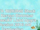 SANVA 10203040 Stück LED Kerzen Dimmbar Warmweiß Licht Upgrade Version 2016 mit