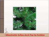 Weihnachtsbaum künstlich 150cm PopUp Tannenbaum Christbaum Tanne Weihnachtsdeko