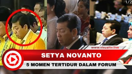 Setya Novanto Tertidur Lagi di Akad Kahiyang Bobby