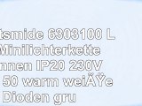 Konstsmide 6303100 LED Minilichterkette  für Innen IP20  230V Innen  50 warm weiße
