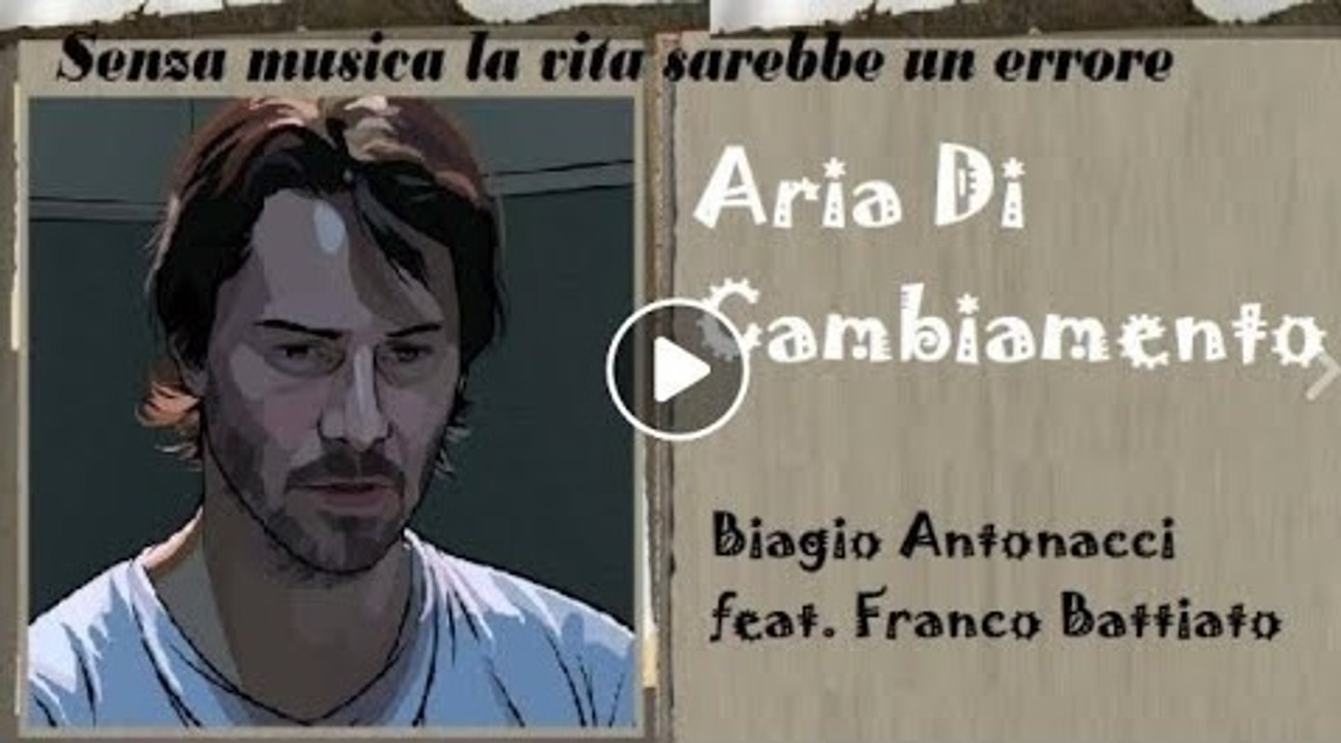 Biagio Antonacci feat Franco Battiato - Aria Di Cambiamento - Video  Dailymotion