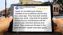 Tustin HVAC Contractor – Apollo Air Conditioning & Heating Outstanding Five Star Review