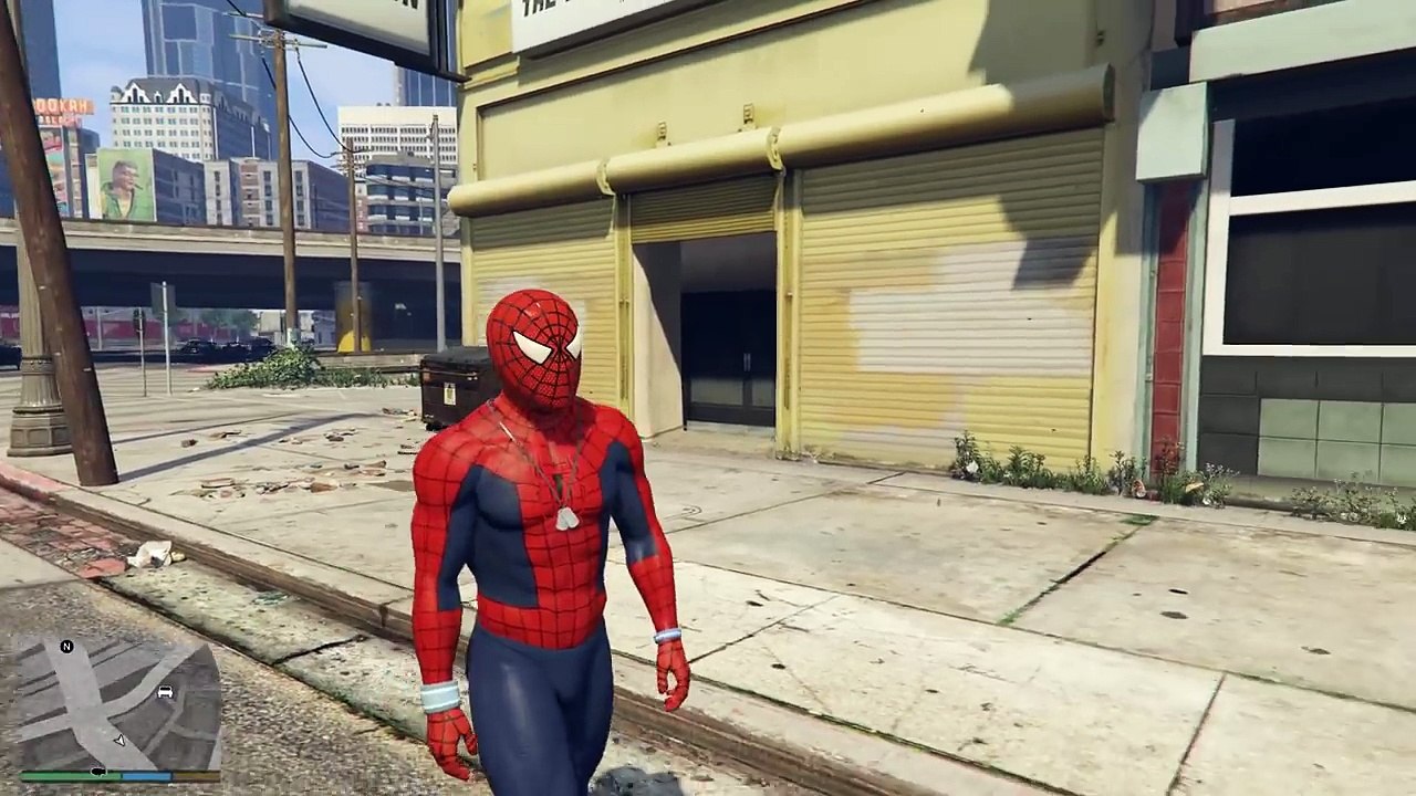 ULTIMATE SPIDERMAN MOD GTA 5- GTA 5 Spiderman Mod Gameplay
