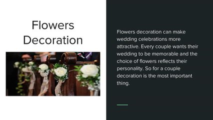 John Andrew Becnel: Choose Flowers for Your Wedding Day