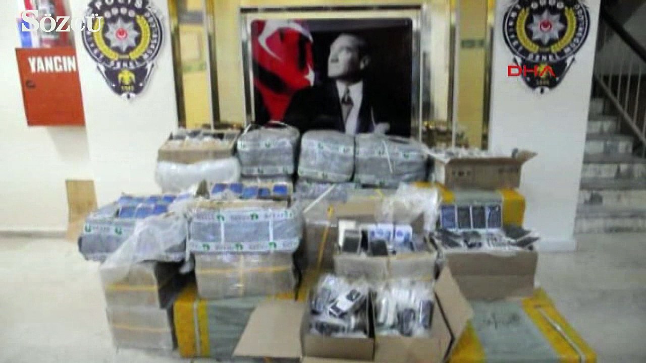 Malkara'da 8 bin kaçak cep telefonu ele geçirildi