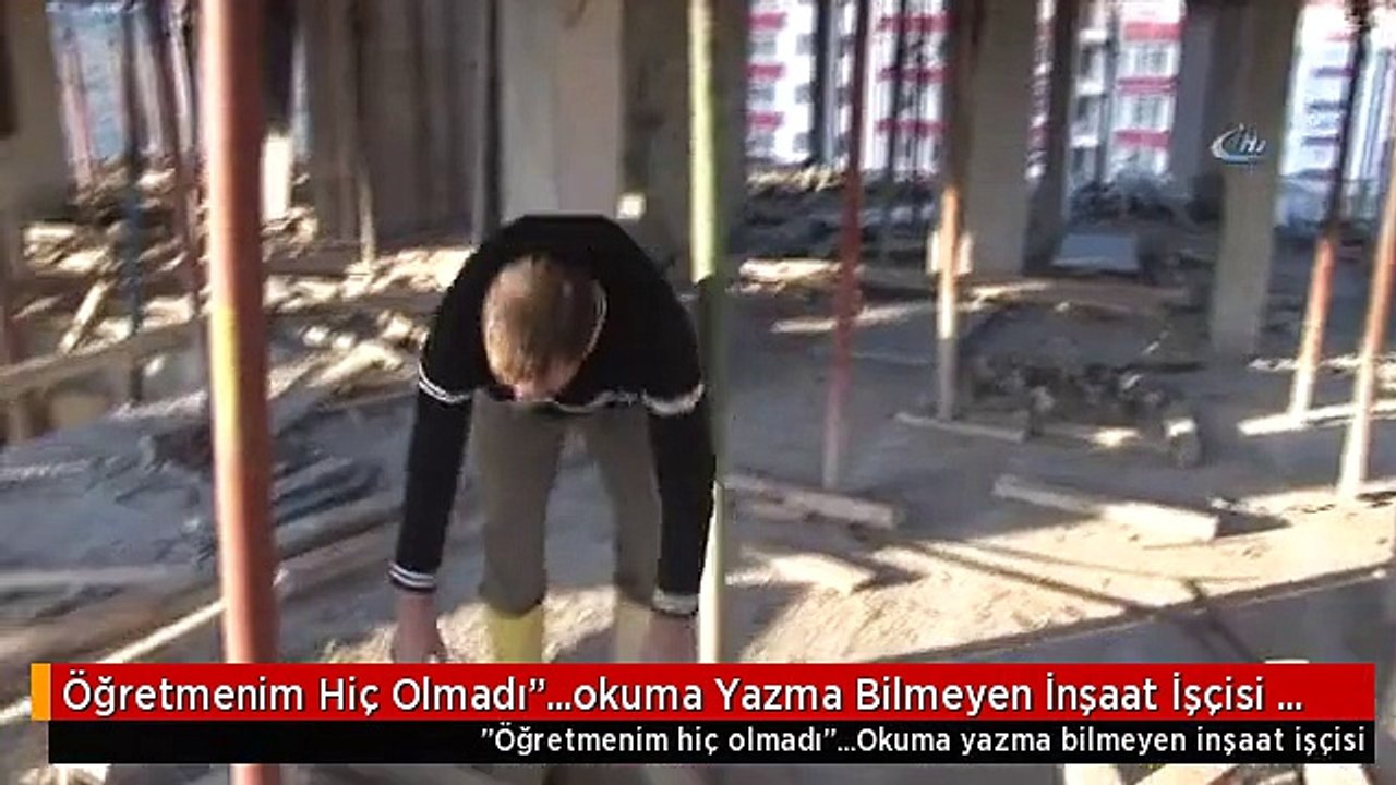 Öğretmenim Hiç Olmadı"...okuma Yazma Bilmeyen İnşaat İşçisi 30 Tane Şarkı Besteledi