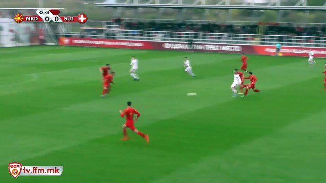 0-1 Filip Ugrinic Goal UEFA Euro U19 Qual. Qual. Group 5 - 08.11.2017 Macedonia FYR U19 0-1...