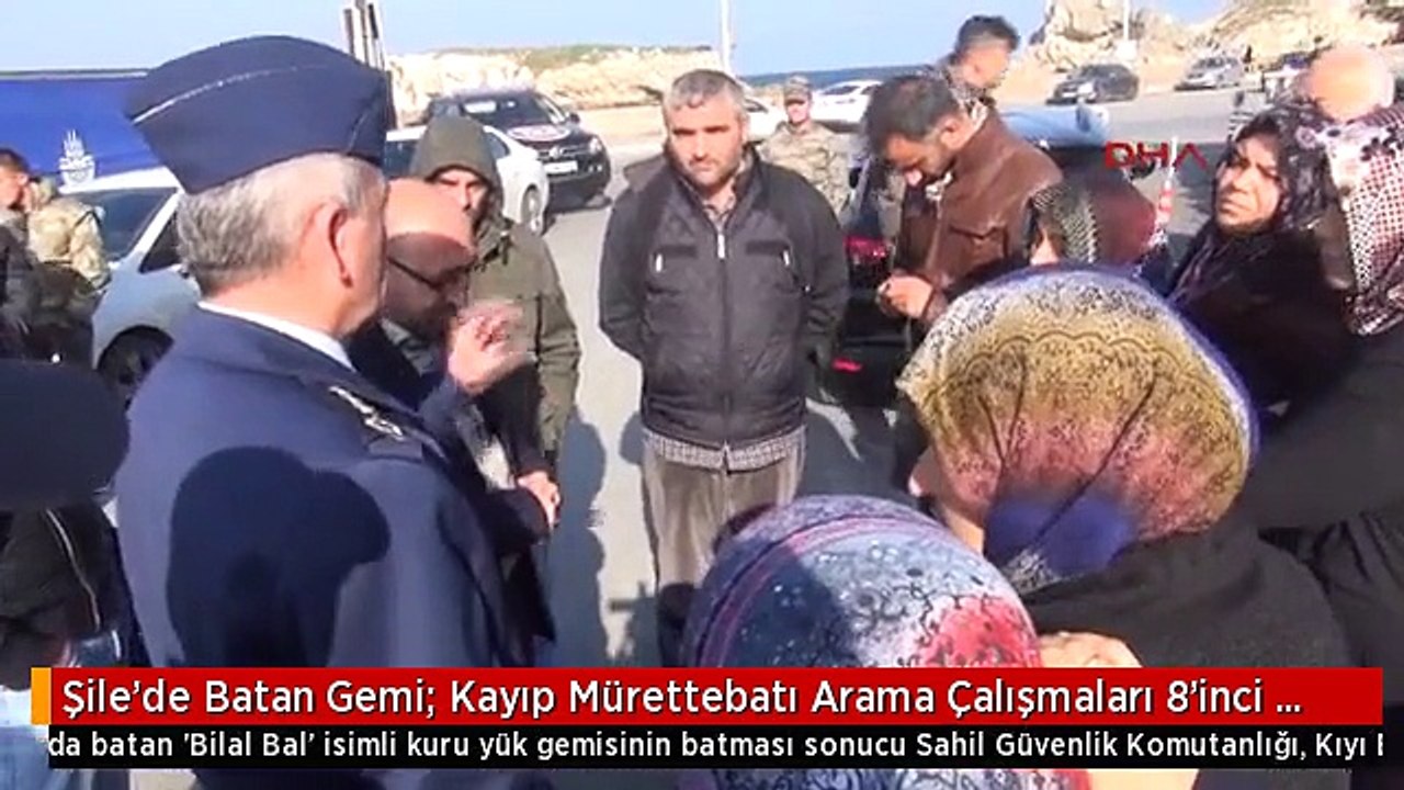 Şile'de Batan Gemi: Kayıp Mürettebatı Arama Çalışmaları 8'inci Gününde