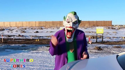 FREAKY JOKER CRUSHES DOC MCSTUFFINS DOG IN REAL LIFE