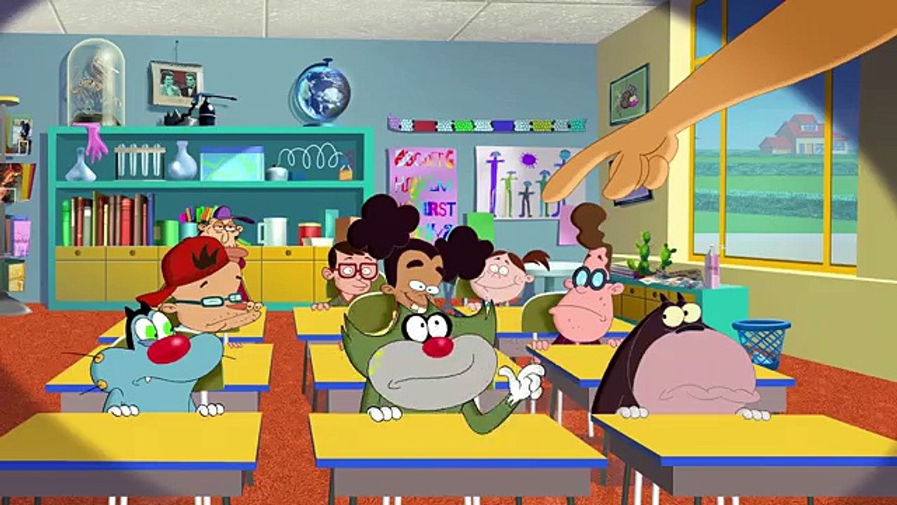 BACK TO SCHOOL 5+5=- - Oggy and the Cockroaches - Mini clip - YouTube