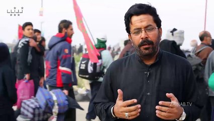 The Walk to Imam Mahdi’s(as)Arrival (5) - Mukhtar Hussain during walk from Najaf to Karbala Arbaeen.
