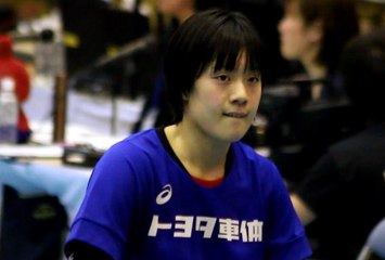 小田桃香選手(Momoka Oda)トヨタ車体クインシーズ【ﾊﾞﾚｰﾎﾞｰﾙVﾌﾟﾚﾐｱﾘｰｸﾞ女子2017-2018】2017.10.29ひたちなか市総合運動公園総合体育館