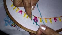 Hand embroidery stitches tutorial for beginners.stitches for borders. Part-5