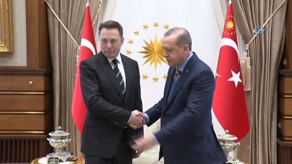 Cumhurbaşkanı Erdoğan, Space X Şirketinin Kurucusu Elon Musk'u Kabul Etti
