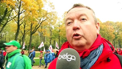 Des milliers de manifestants à Bruxelles