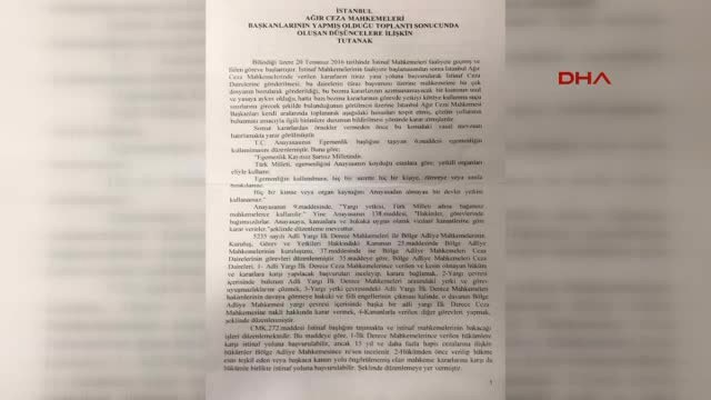 Ağır Ceza Mahkemesi Başkanlarından İstinaf Mahkemesi Şikayeti