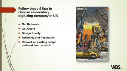 Five tips for choosing embroidery digitizing company