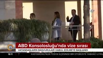 ABD Konsolosluğu'nda vize sırası