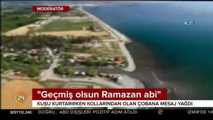 Minikcik yüreklerden o çobana duygu yüklü mesaj