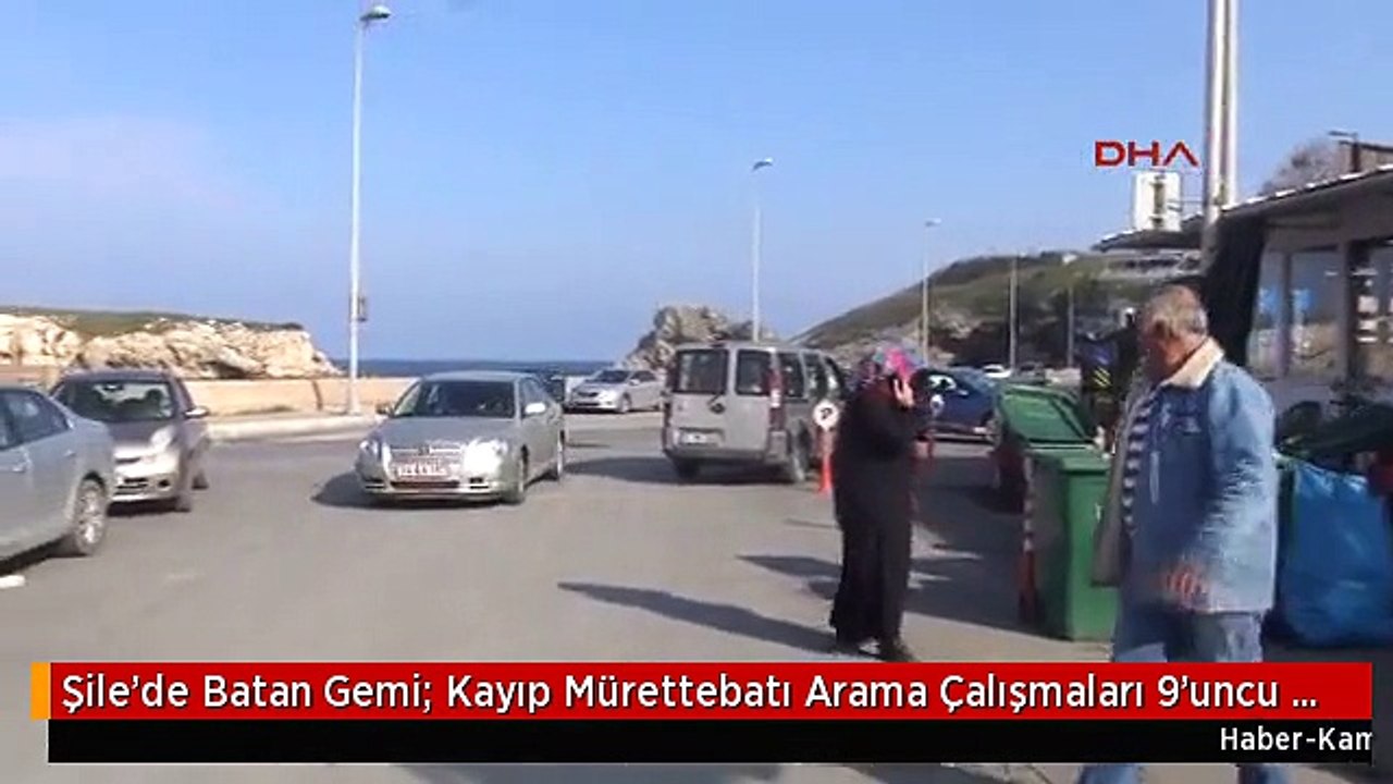 Şile'de Batan Gemi: Kayıp Mürettebatı Arama Çalışmaları 9'uncu Gününde